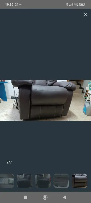 Sillón de masaje reclinable