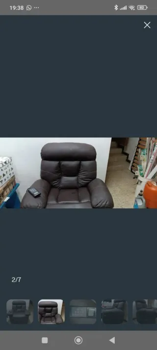 Sillón de masaje reclinable