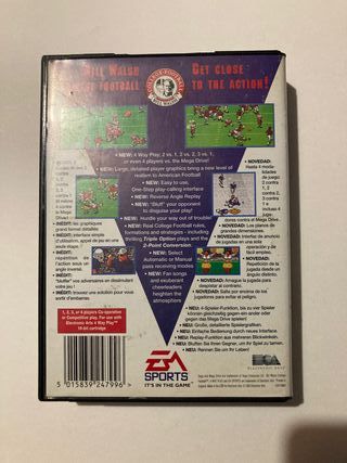 SEGA MEGADRIVE EU► Bill Walsh College Football-CIB