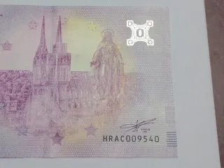 Billete 0 Euro Souvenir Croacia 2019