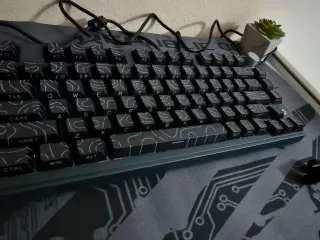 Teclado Mecánico Skyloong GK75 Negro con leds azul
