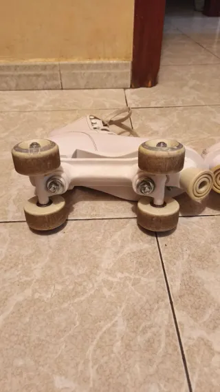 Patines Quad Blancos KFR roller + funda