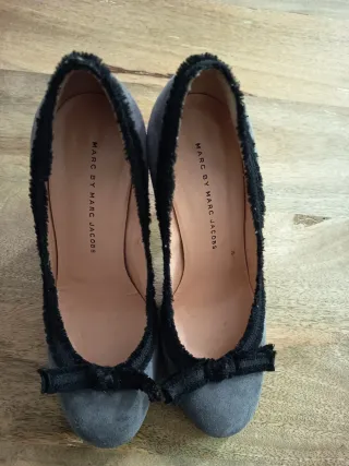 Décolleté Marc Jacobs Donna Grigio Nero