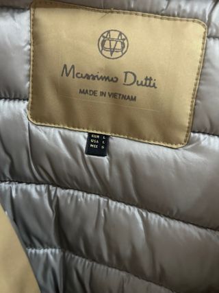 Anorak Massimo Dutti Beige