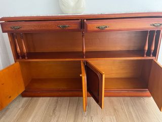 Mueble Comedor Madera y Mármol