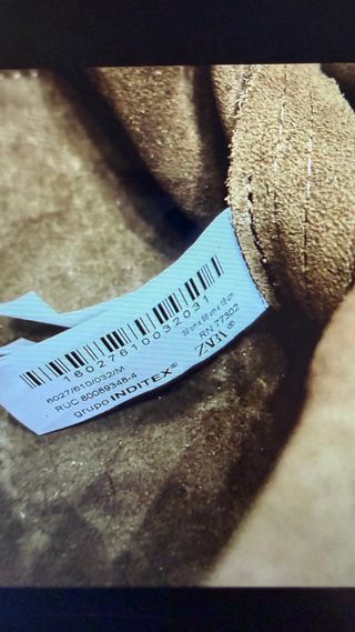 Mala tote bag maxi em camurça Zara