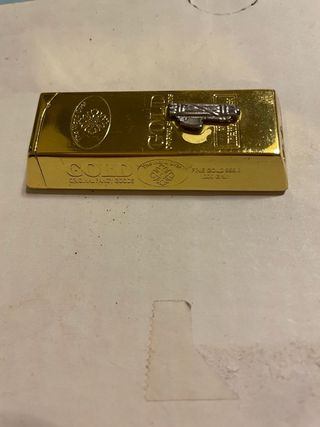 Accendino lingotto d'oro souvenir