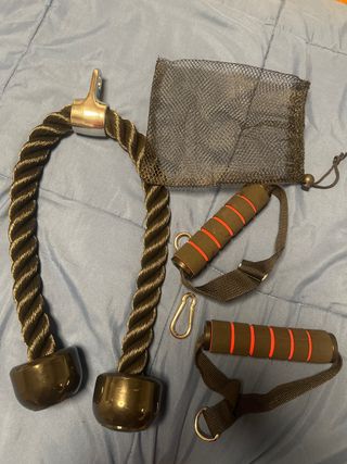 Pack agarres gym y cuerda