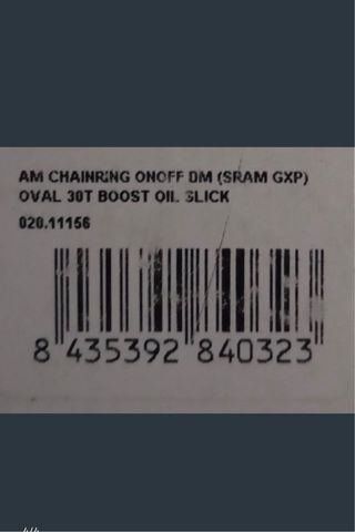 Plato de bicicleta ON OFF