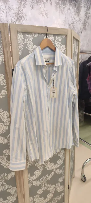 Camisa Rayas Hombre Easywear Talla XL