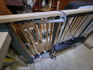 Cama articulada eléctrica madera y metal