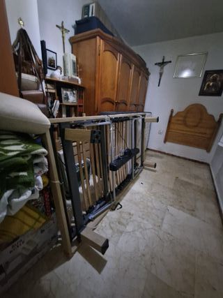 Cama articulada eléctrica madera y metal