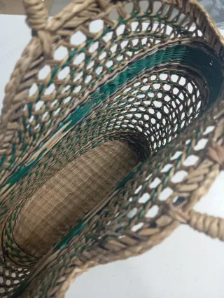 Bolso de mano tejido