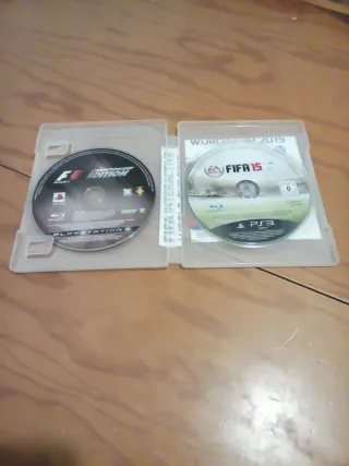 F1 Championship Edition y FIFA 15 PS3