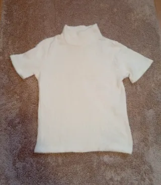 Suéter blanco mujer dZsra -talla L