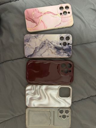 Fundas iPhone 15 Pro Max (4 unidades)