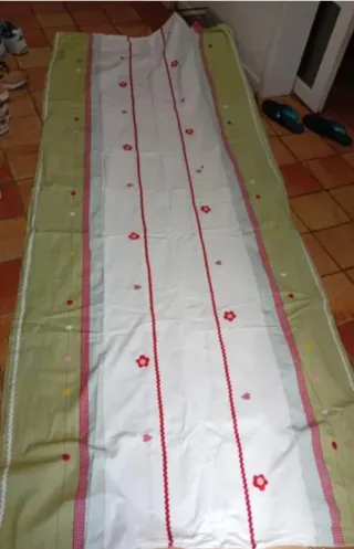 Cortinas Ikea Verdes y Blancas