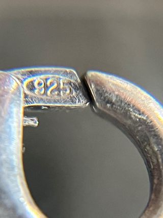 Bracciale Argento 925 Pietra Dura Azzurra