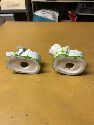 Set 2 Decorazioni Pasquali Ceramica