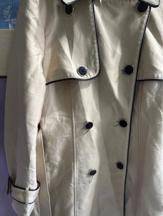 Gabardina Trench beige mujer