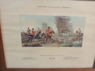 Colección Láminas Fox Hunting Inglés