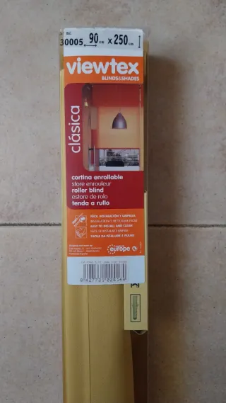 Cortina enrollable Viewtex 90x250cm