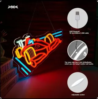 Lampada Neon LED "Formula1"
