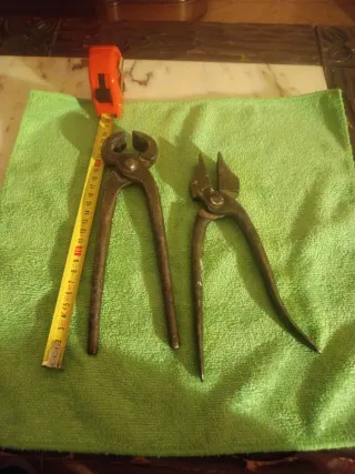 Tenazas de metal vintage