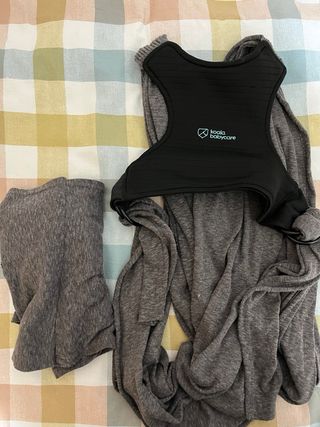 Mochila Porteo Koala Babycare Gris