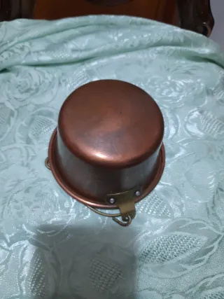 Secchiello in rame con manico