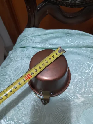 Secchiello in rame con manico