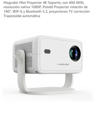 Proyector Magcubic Mini 4K 1080P WiFi 6