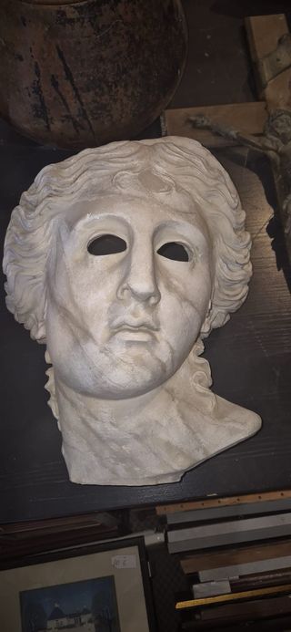 Cabeza romana mármol