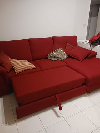 Divano letto angolare con isola