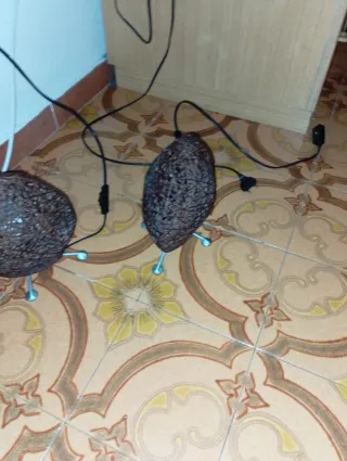 Lampade Nido in Rattan intrecciato