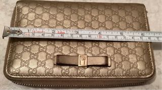 Portafoglio Gucci donna oro