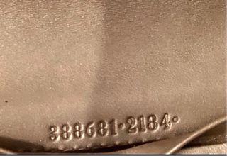 Portafoglio Gucci donna oro