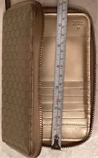Portafoglio Gucci donna oro
