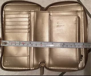 Portafoglio Gucci donna oro
