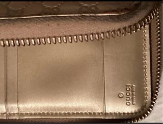 Portafoglio Gucci donna oro
