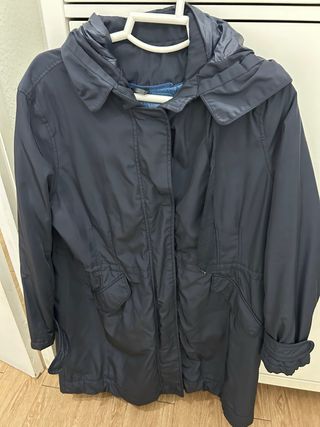 Anorak Massimo Dutti azul marino