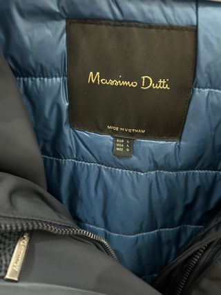 Anorak Massimo Dutti azul marino