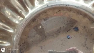 Sottovaso in rame e ottone