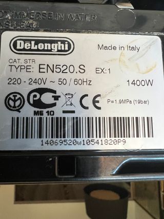 Macchina da caffè Nespresso DeLonghi CN520.S (Ricambi)