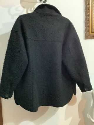 Chaqueta Zara Negra Texturizada