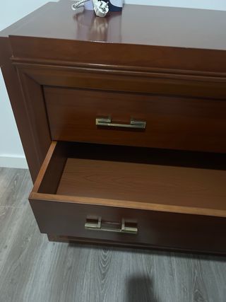Cómoda de madera 4 cajones