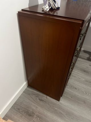 Cómoda de madera 4 cajones