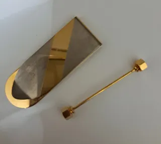 Fermasoldi e fermacravatta oro/argento
