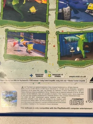 Bob Esponja Holandés Errante para Ps2