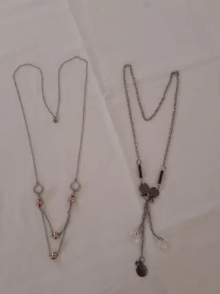 Coppia collane lunghe donna